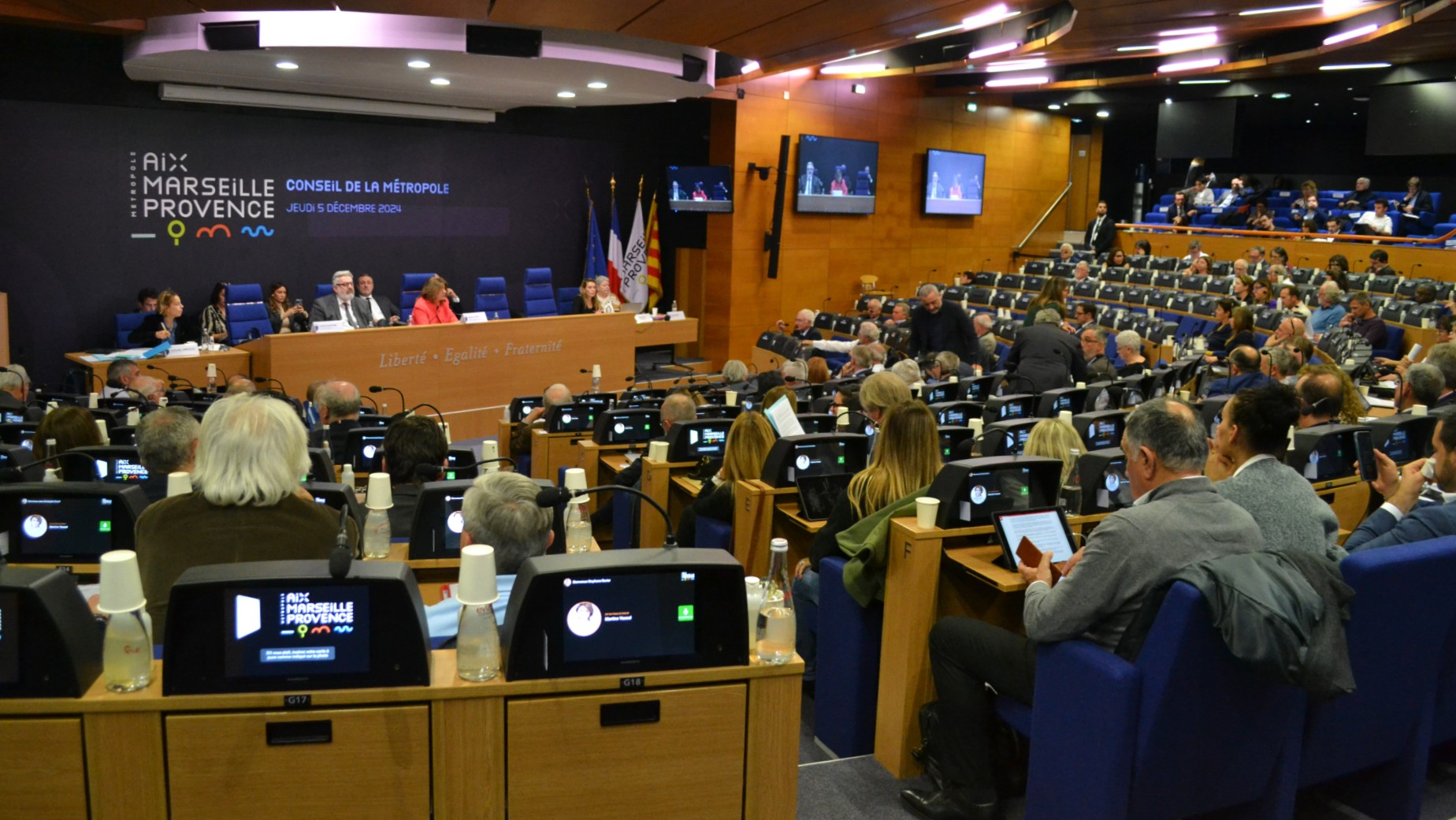 Le conseil métropolitain, le 5 décembre 2024. (Photo : ML)