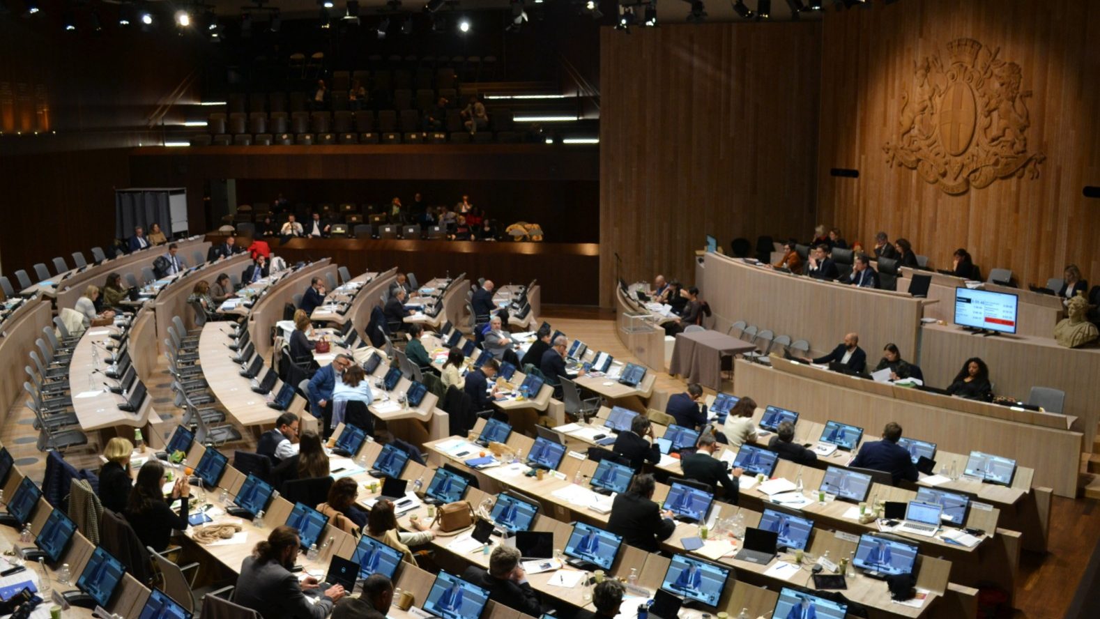 Le conseil municipal de Marseille, le 12 décembre 2024. (Photo : Marie Lagache)