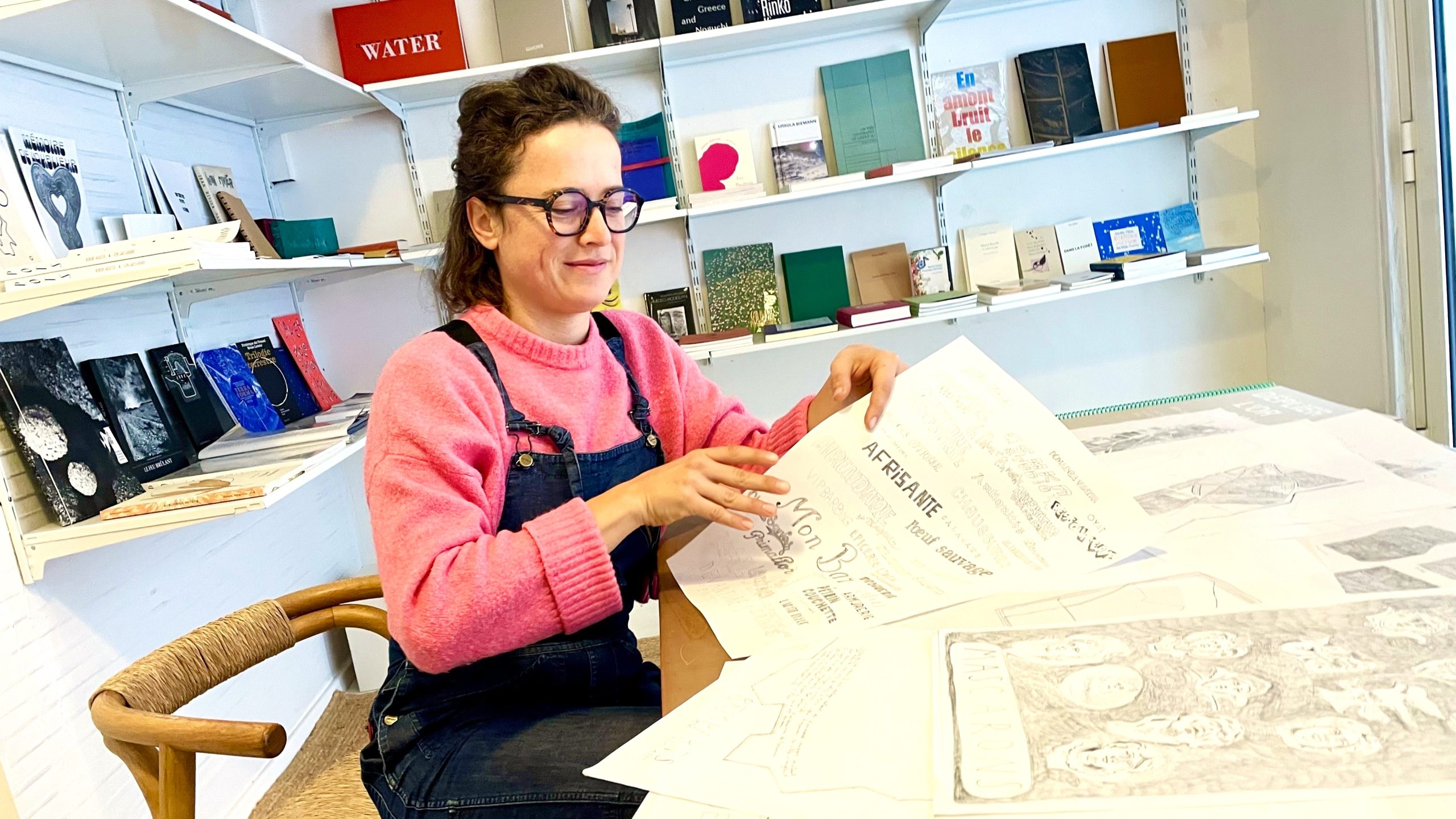 La plasticienne Elsa Noyons. (Photo : Coralie Bonnefoy)