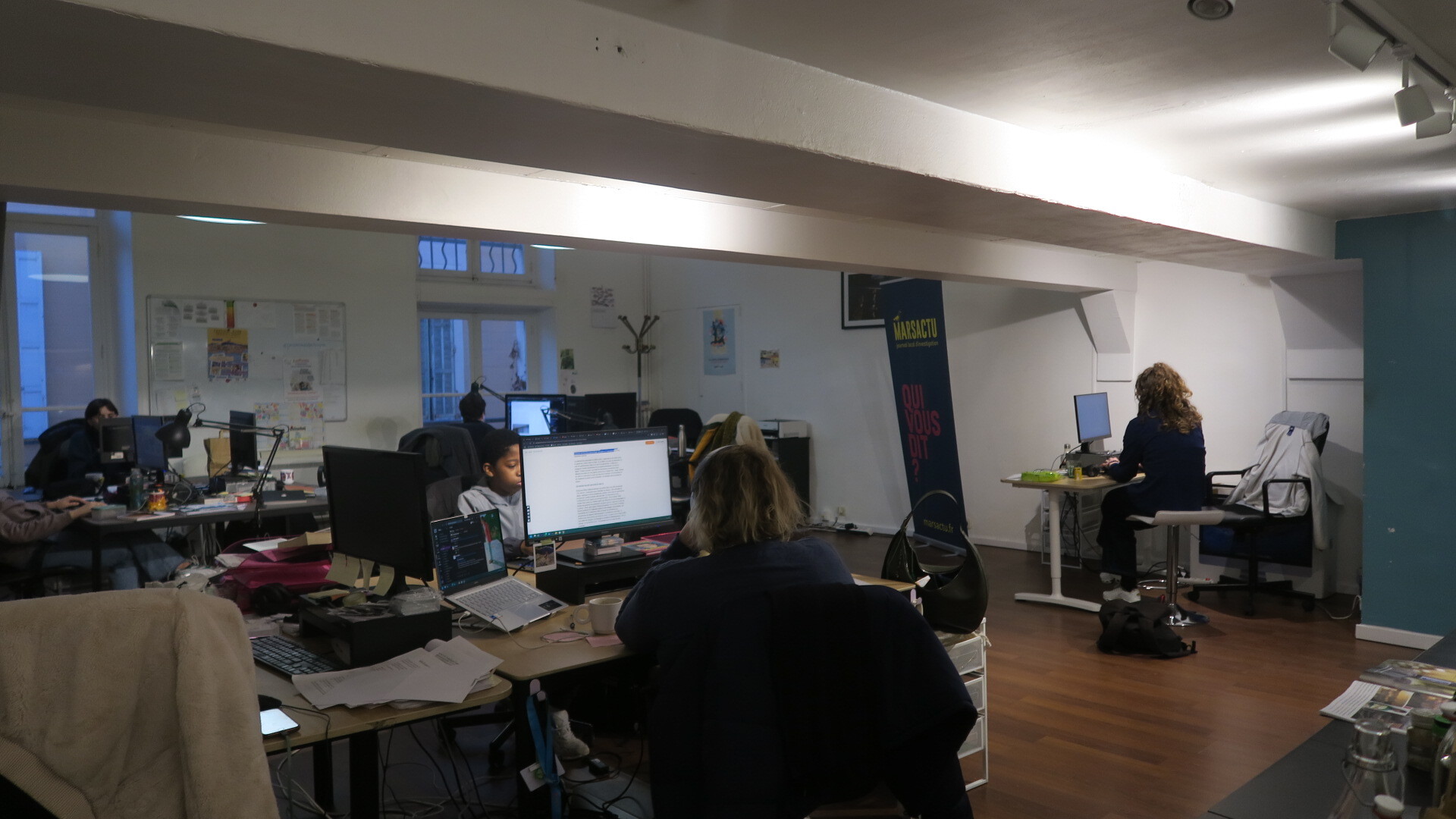 La rédaction de Marsactu. (Photo : Catherine Marquant)