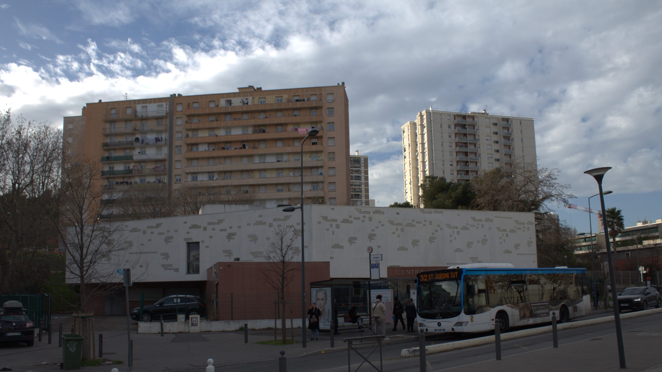 Le centre social Malpassé (13e), refait à neuf au moment de la rénovation urbaine du quartier. (Photo : Jean-François Poupelin)