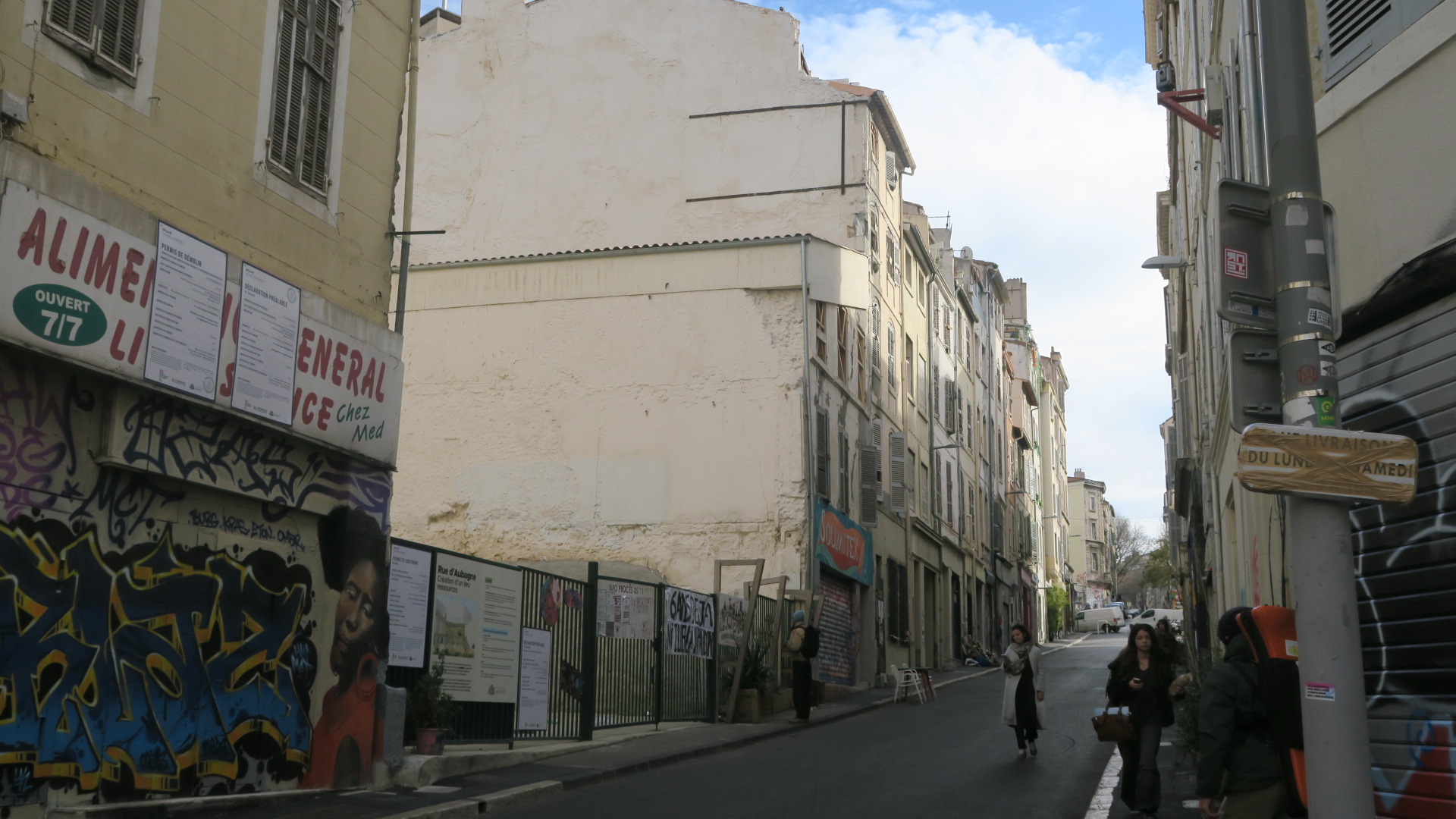 Du 61 au 83, un grand pan de la rue va entrer en travaux en 2025. (Photo : B.G.)