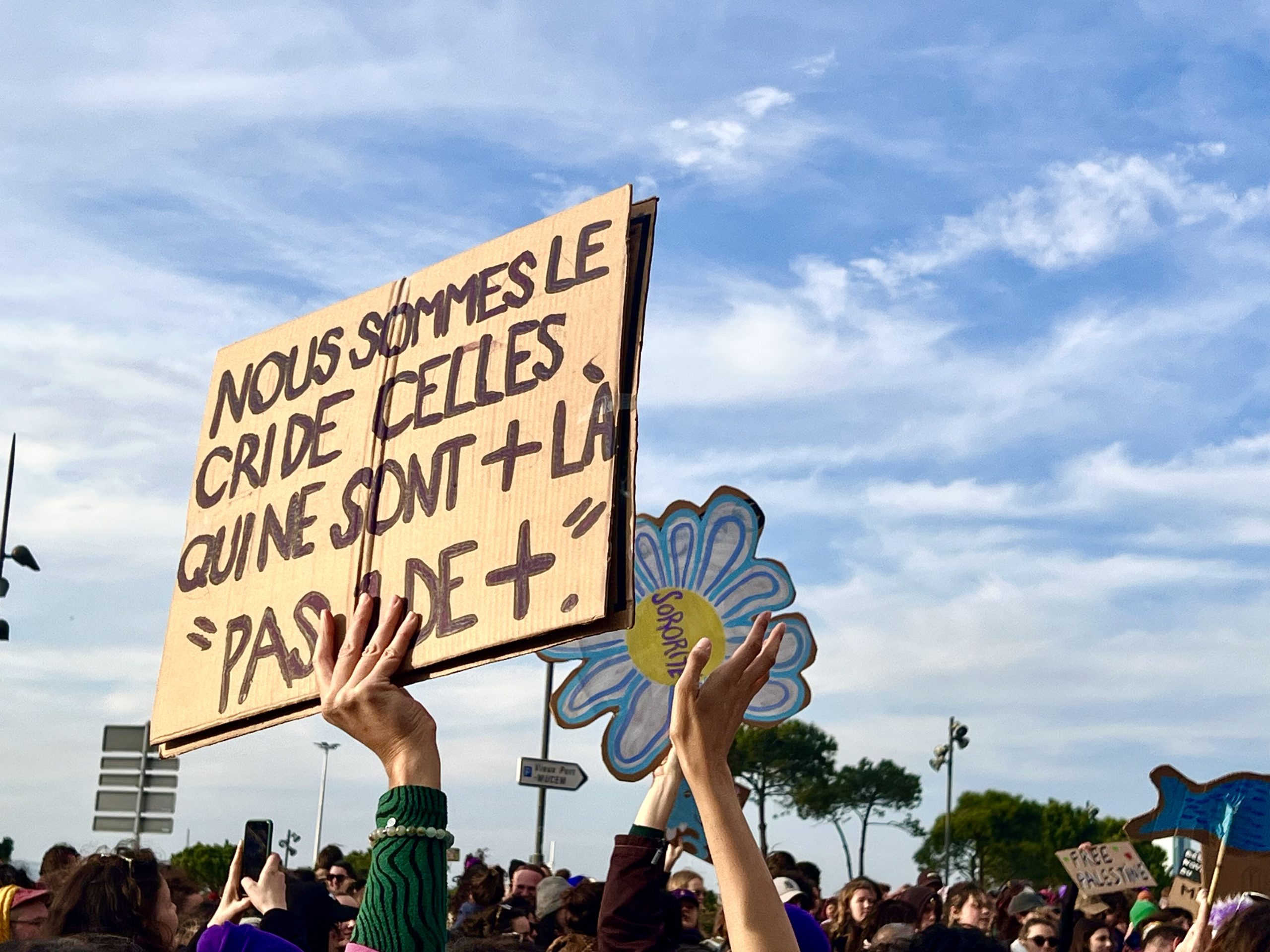 Manifestation du 8 mars 2025 à Marseille. (Photo : CMB)