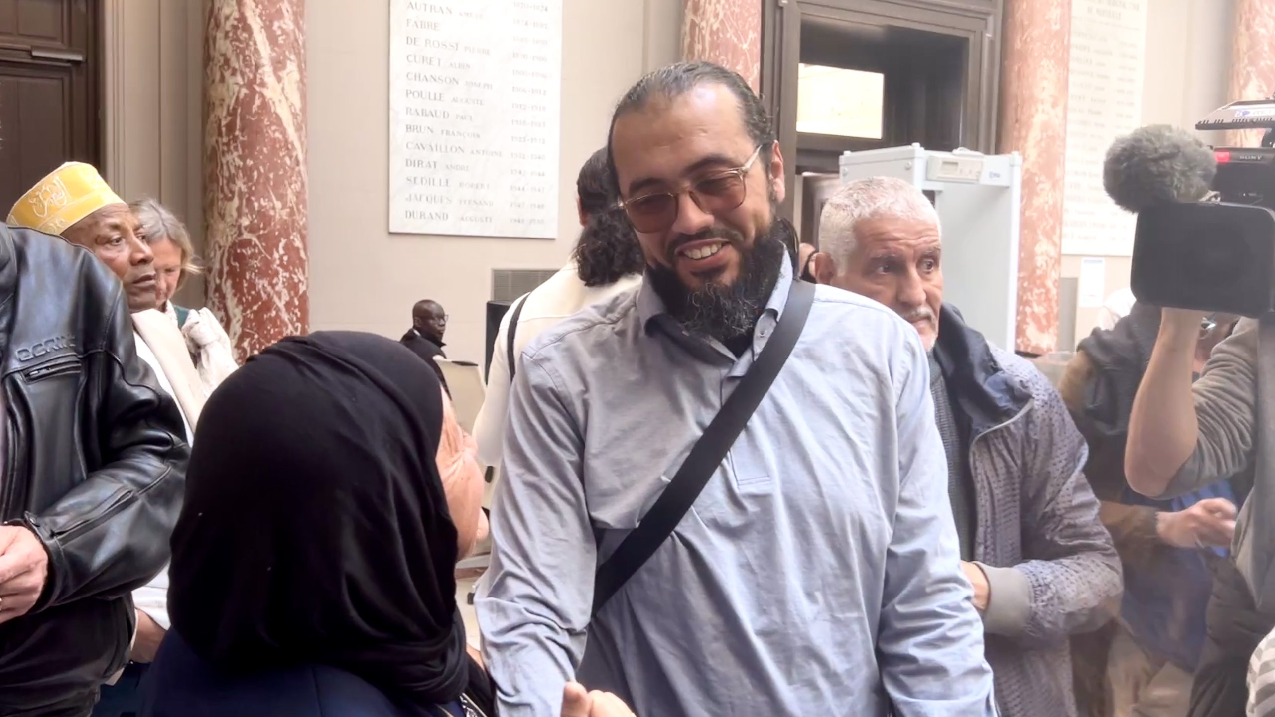 Smaïn Bendjilali avant son procès au palais de justice de Marseille. (Photo : CMB)