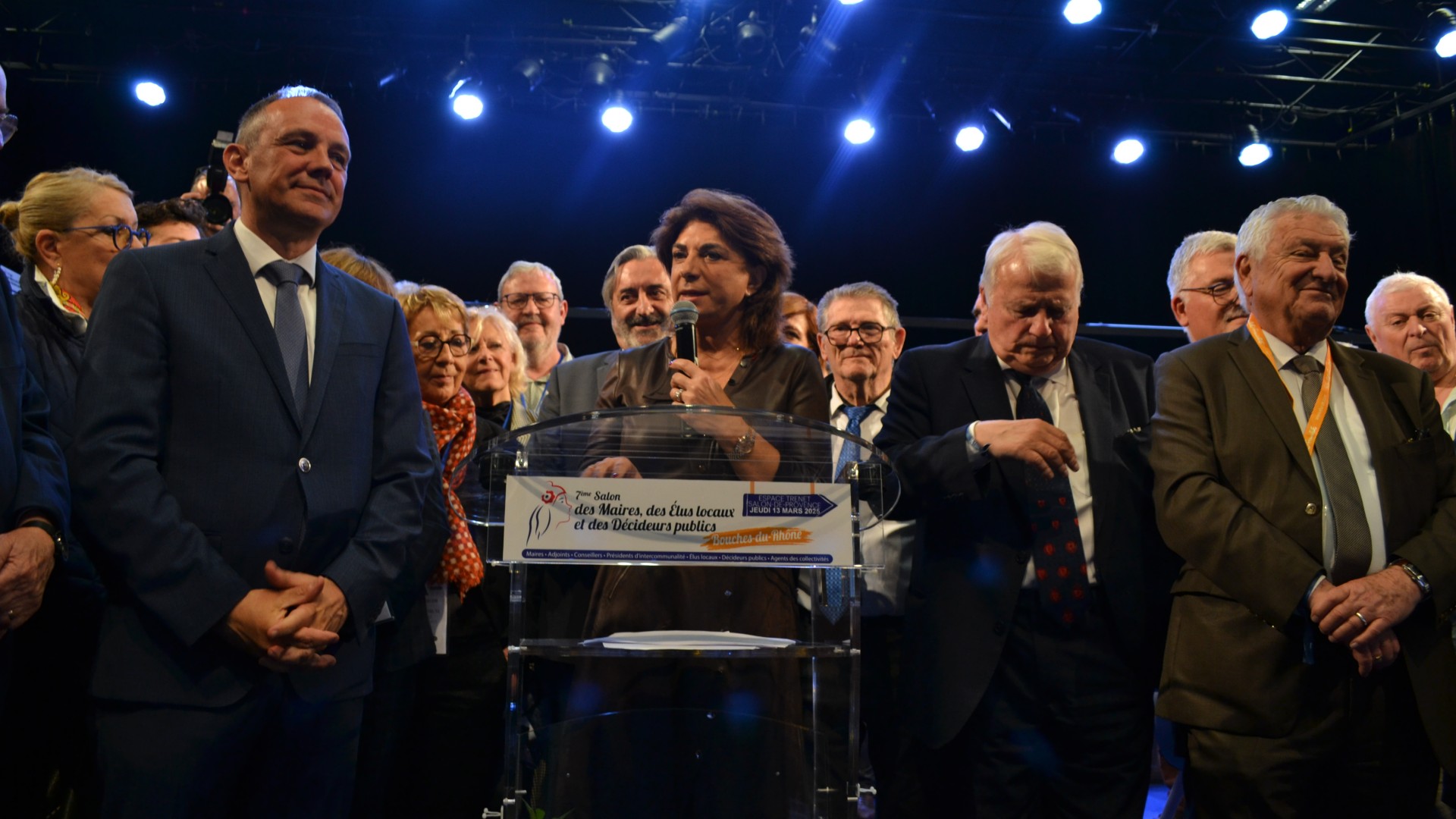 Martine Vassal au salon des maires des Bouches-du-Rhône 2025. (Photo : ML)
