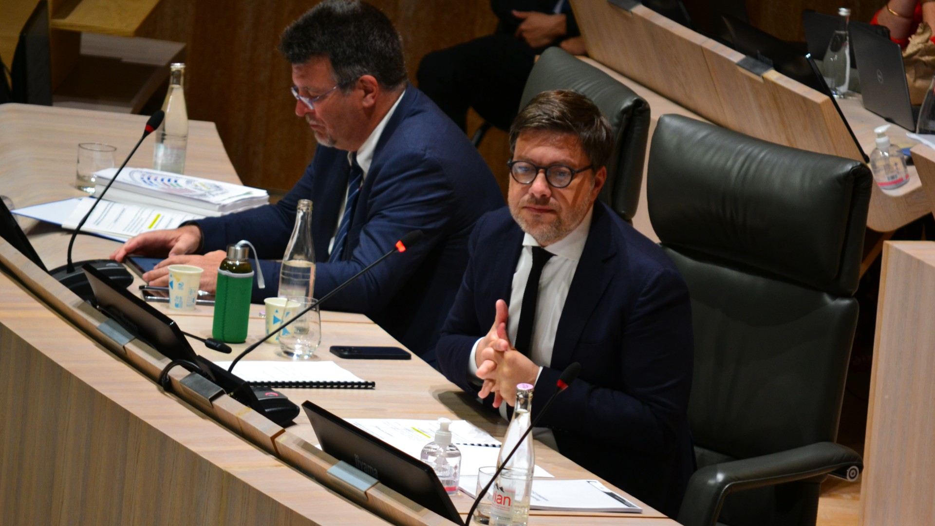 Benoît Payan au conseil municipal, le 25 avril 2025. (Photo : ML)
