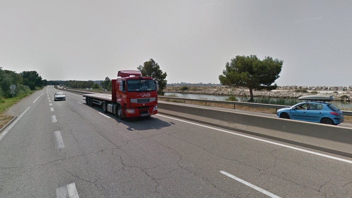 La RN 568. (Google Map)