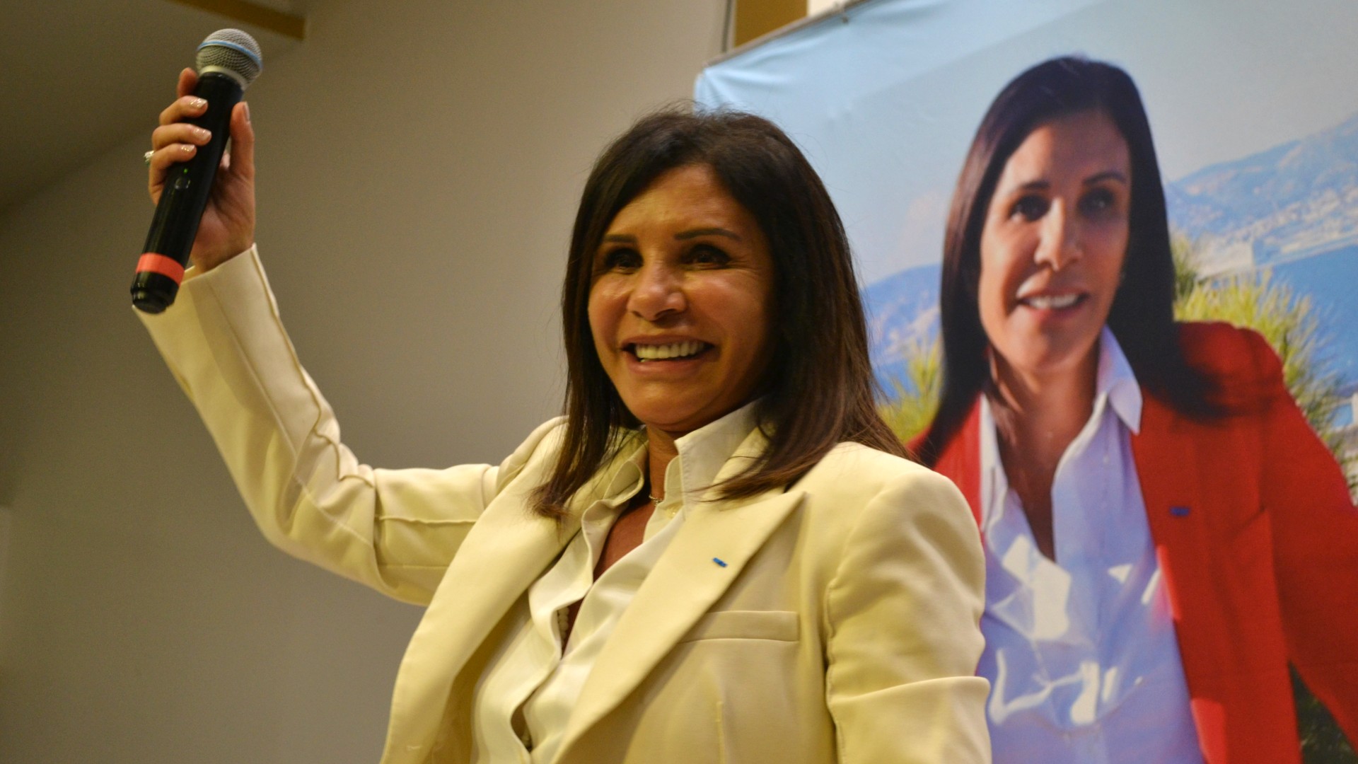 Nora Preziosi lors de la soirée de lancement de son association, le 22 novembre 2024. (Photo : ML)