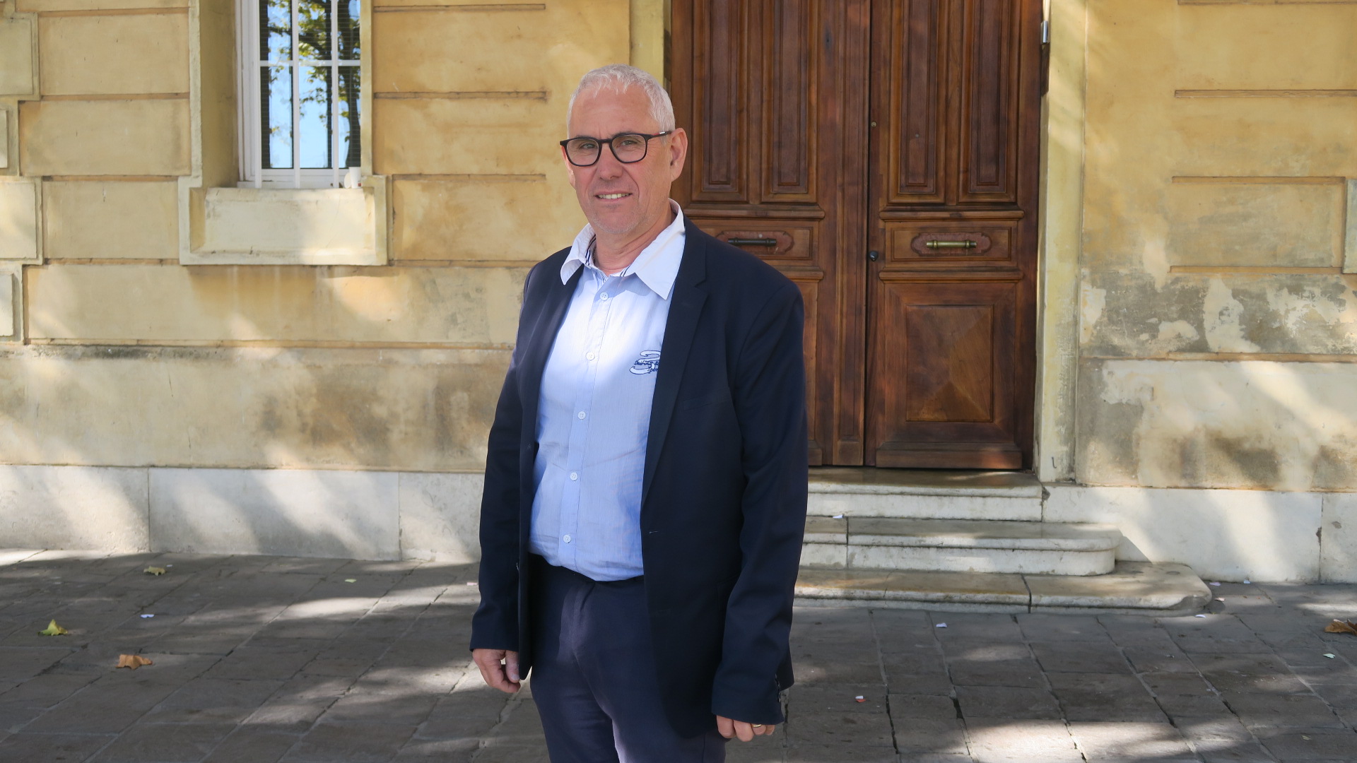 Le maire communiste de Port-de-Bouc, Laurent Belsola. (Photo : B.G.)