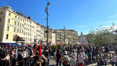 Manifestation du 18 septembre 2025, à Marseille. (Photo : C.By.)