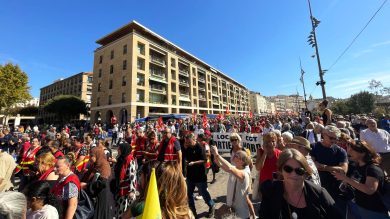 Manifestation du 18 septembre 2025, à Marseille. (Photo : C.By.)