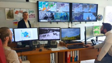 Mathieu Créau, le directeur interrégional sud-est de Météo France. (Photo : VA)