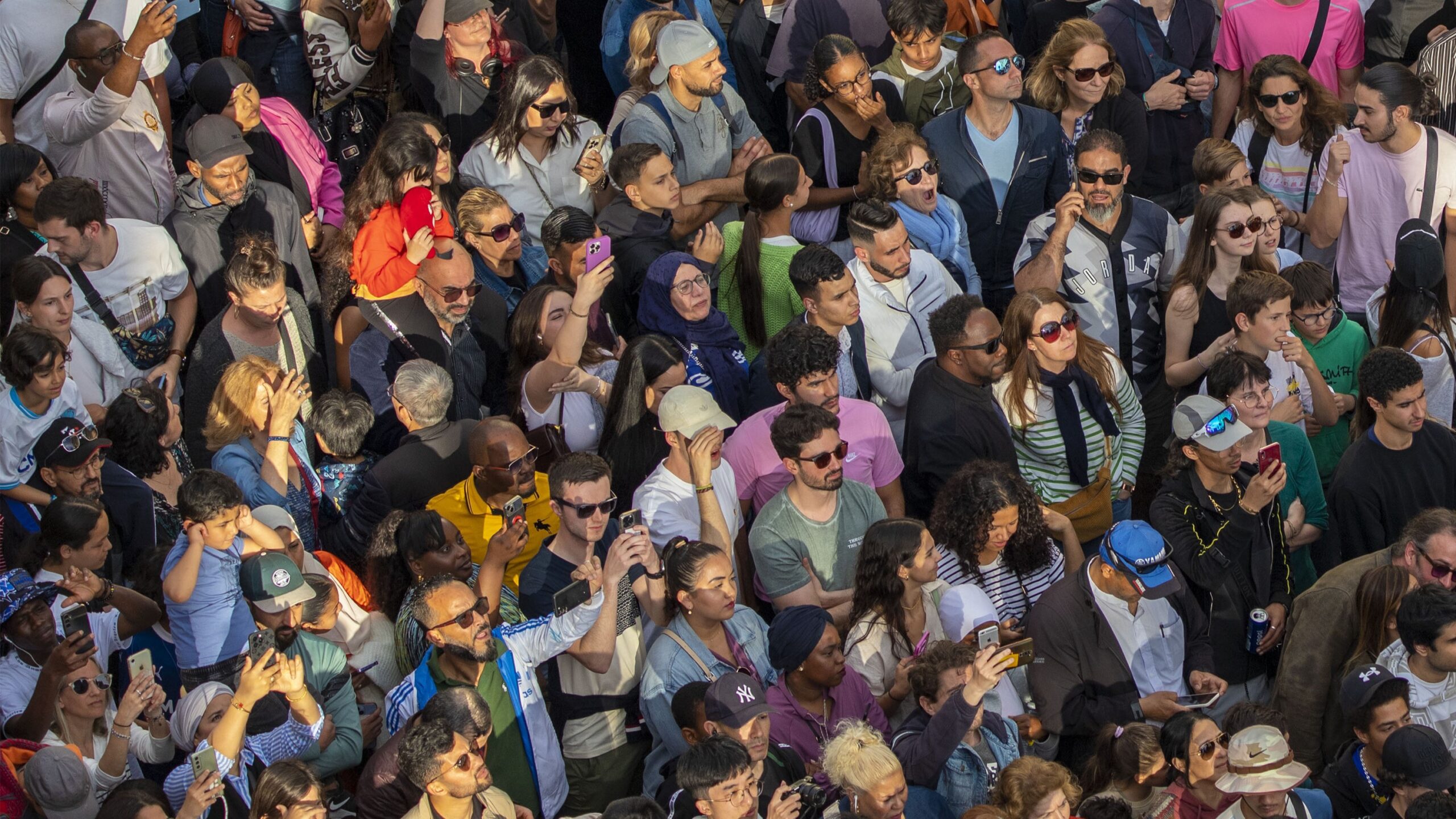 La foule à Marseille lors de l