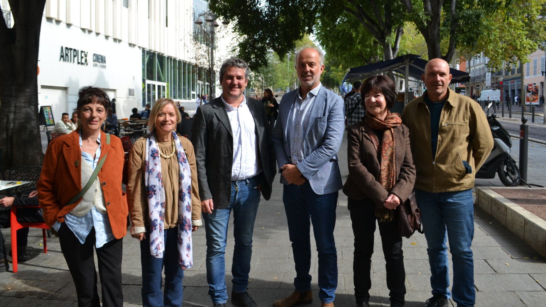 Le collectif Vaï le 9 octobre 2025. (Photo : ML)