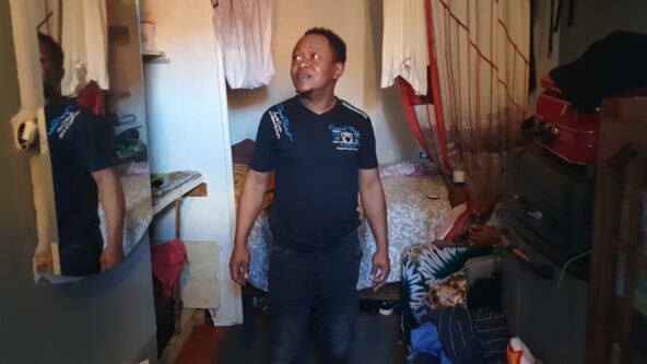 Un résident du 85 boulevard Viala. (Photo : Myriam Léon)