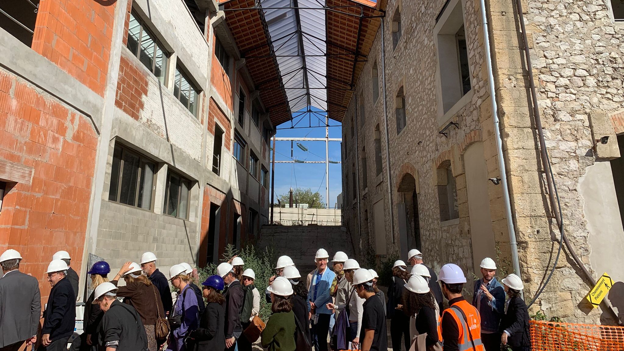 Le CNC et La Plateforme ont fait visiter, ce 8 octobre, le chantier de l