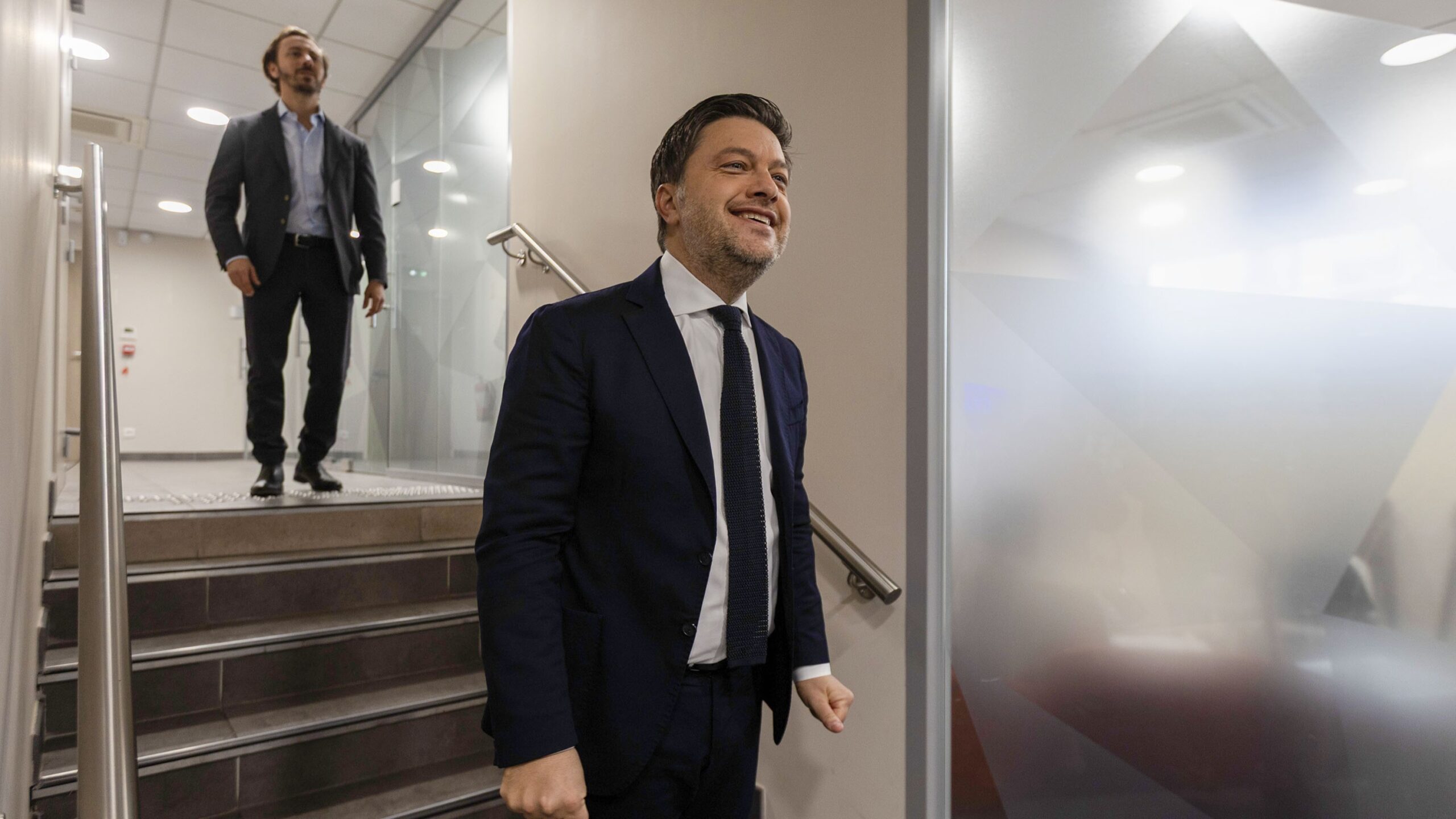 Benoît Payan, accompagné d