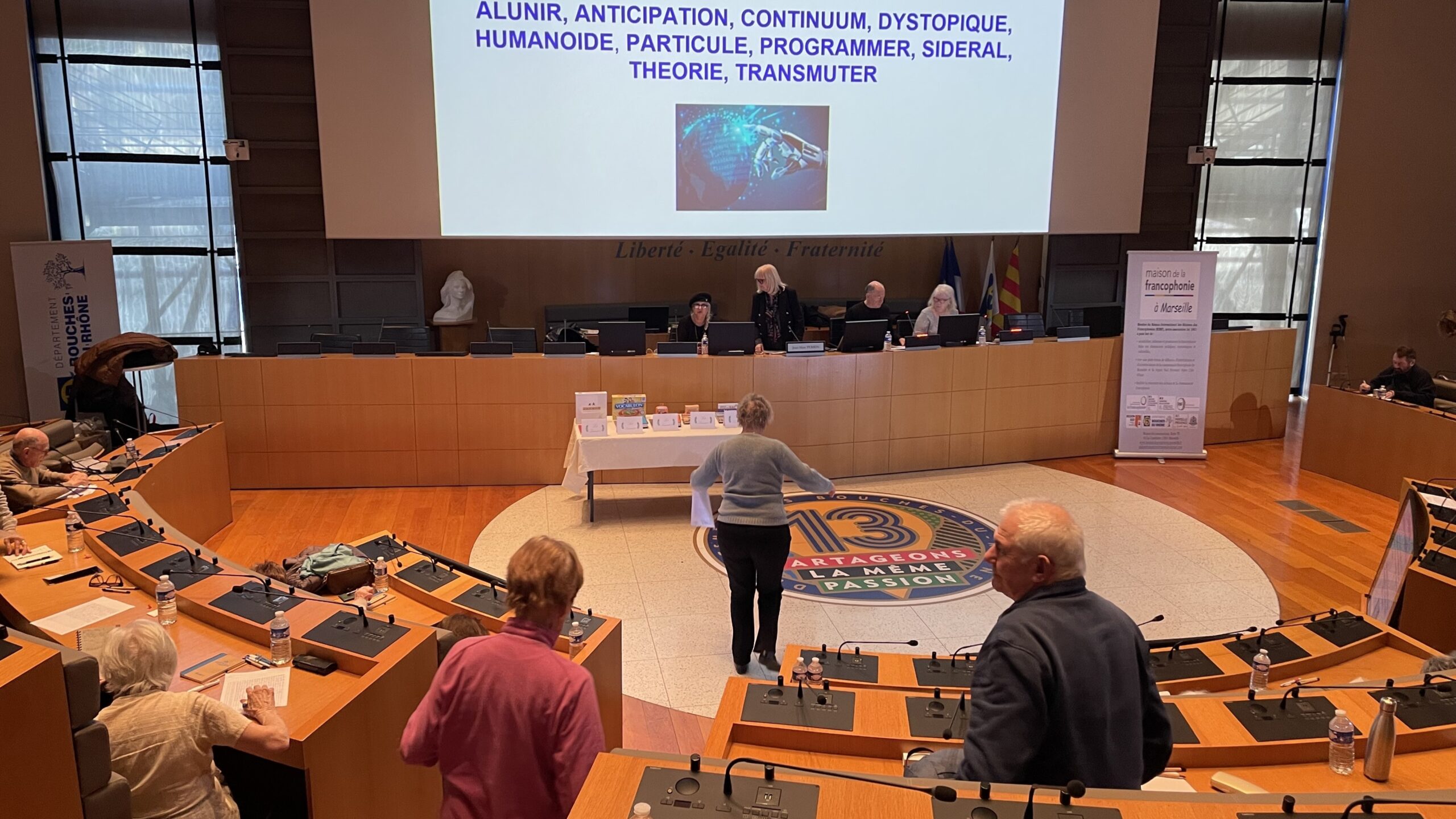 La finale de la dictée de la francophonie, mercredi 28 janvier 2026, à l’hôtel du département. (Photo C.By.)