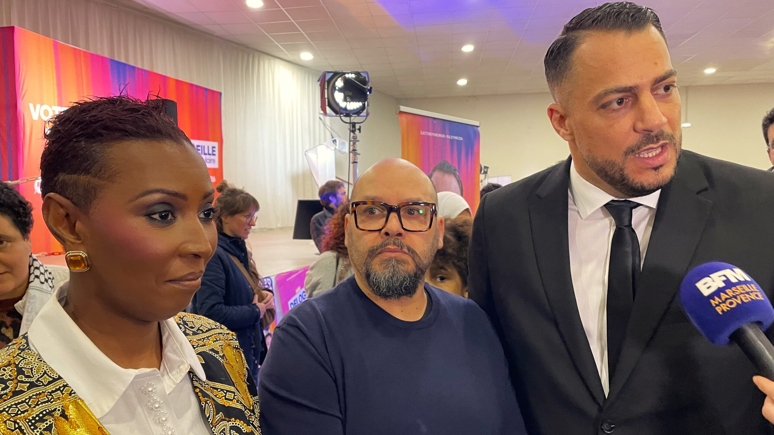 Au côté de Sébastien Delogu, Rabyata Boinaheri mènera la liste dans le 15/16 et Mohamed Bensaada, dans le 13/14. (Photo C.By.)