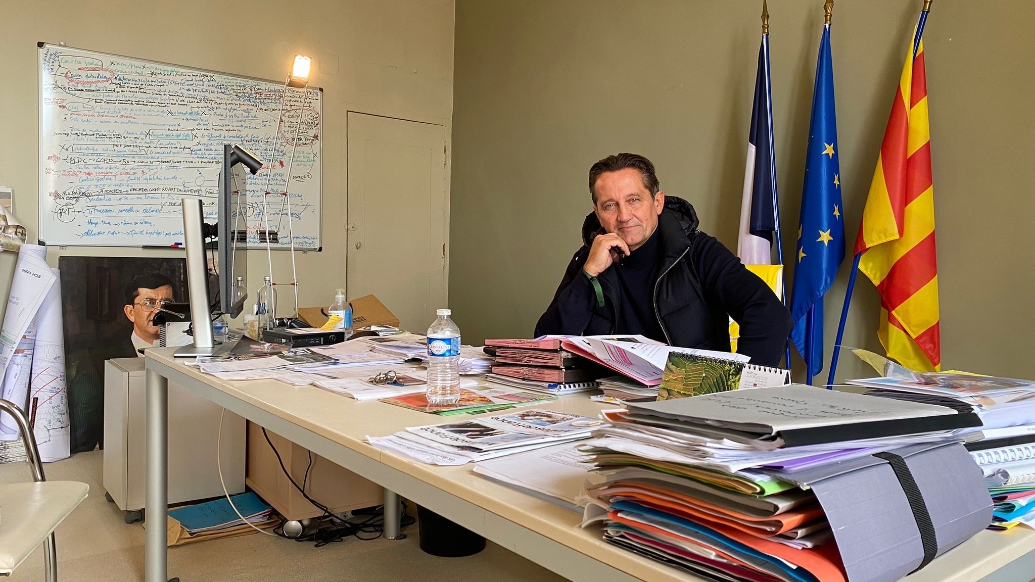 Michel Boulan, maire de Châteauneuf-le-Rouge. (Photo : Meriem Bioud)