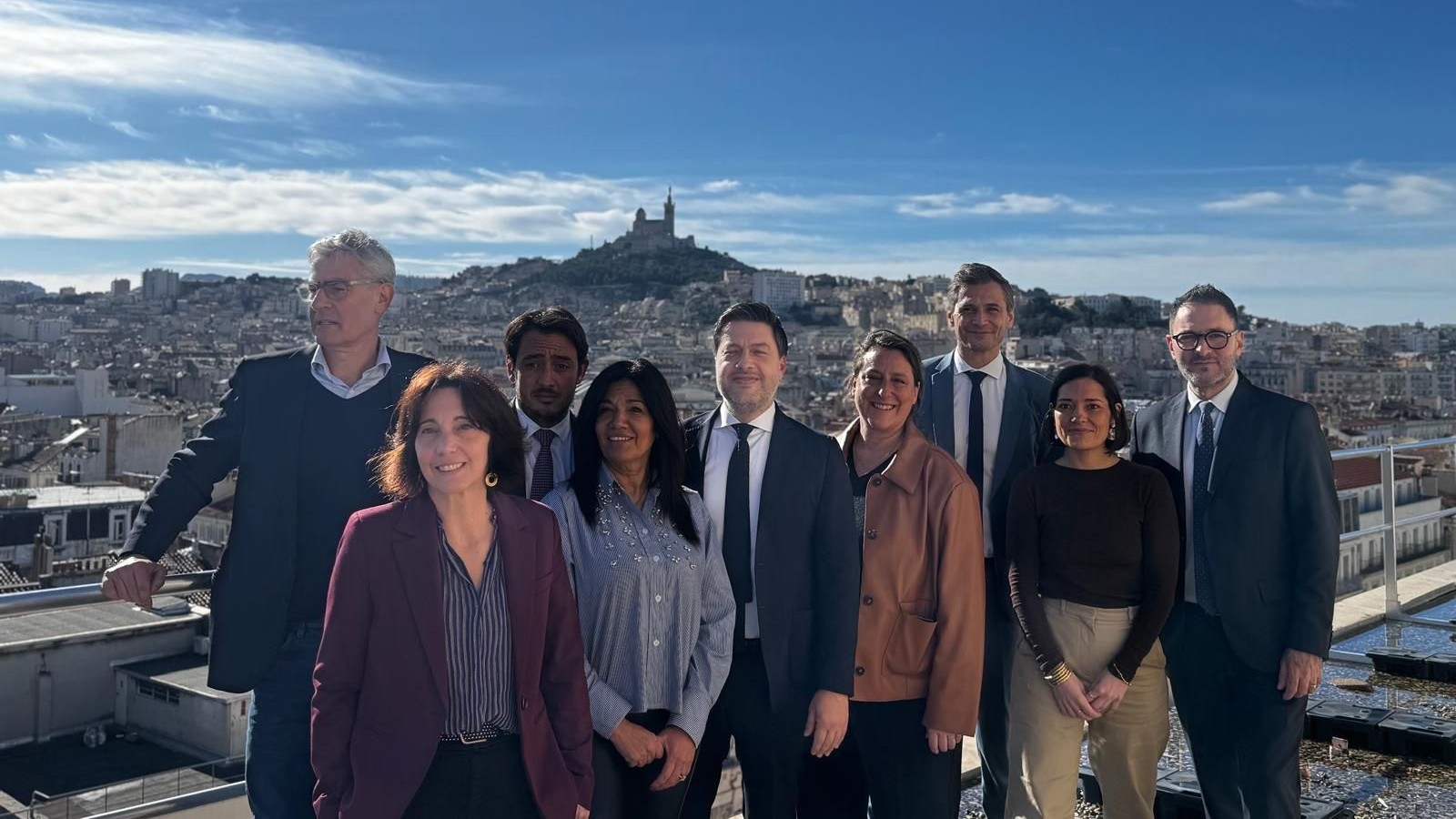 Les têtes de listes du Printemps marseillais pour les élections municipales 2026. (Photo : Printemps marseillais)