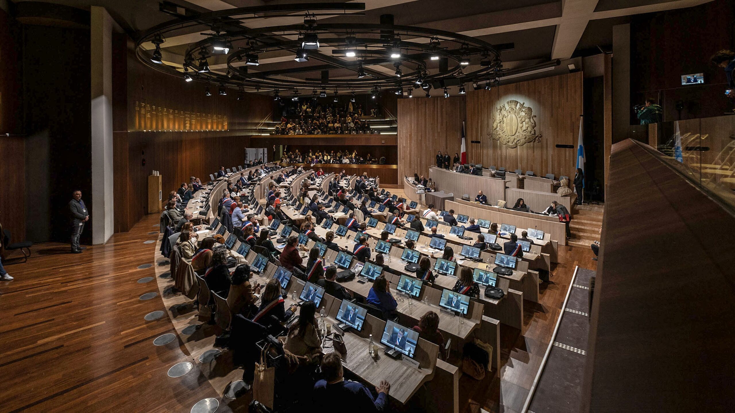 Le conseil municipal marseillais, le 28 mars 2026. (Photo Emilio Guzman)
