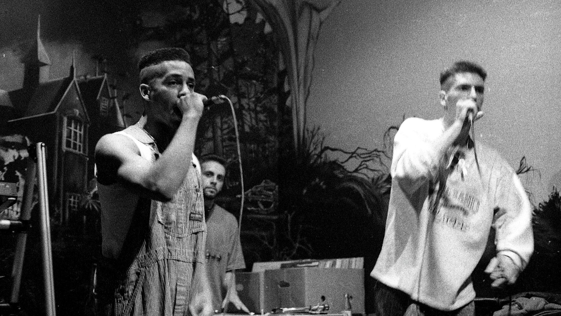 Jo, Dope et Chill (de g. à d.), concert d