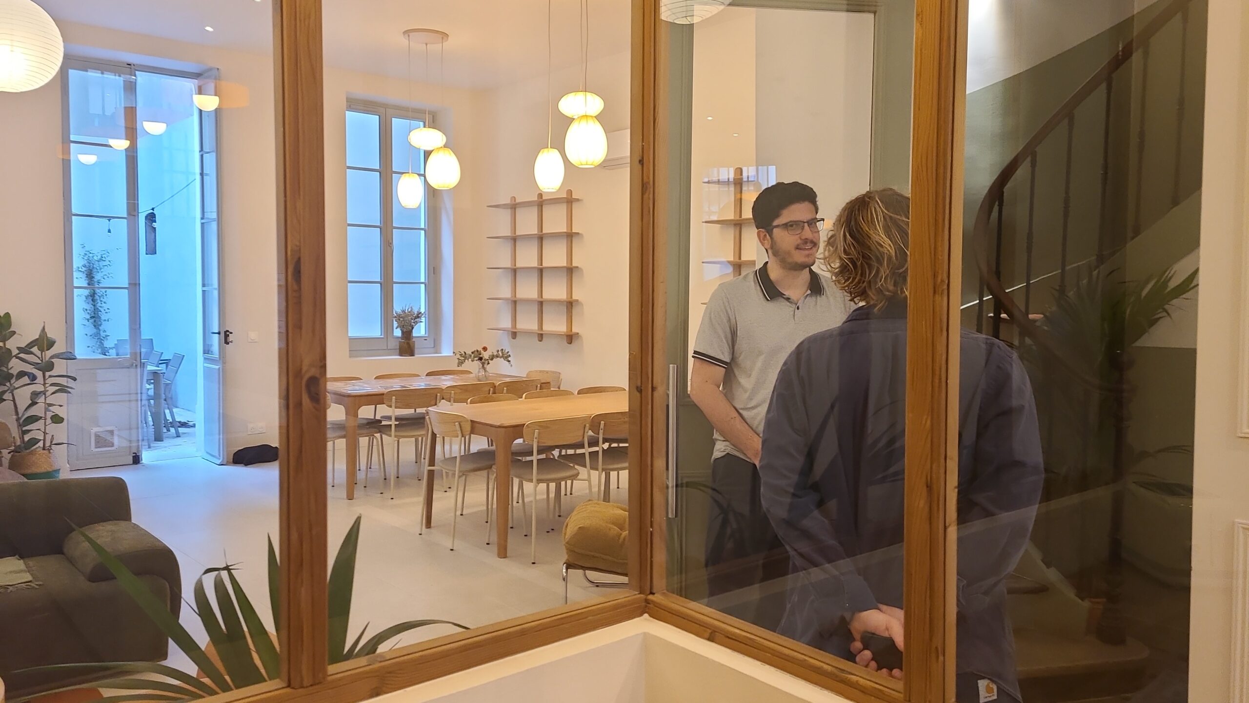 Intérieur du coliving de la rue du Coq. (Photo : Myriam Léon)