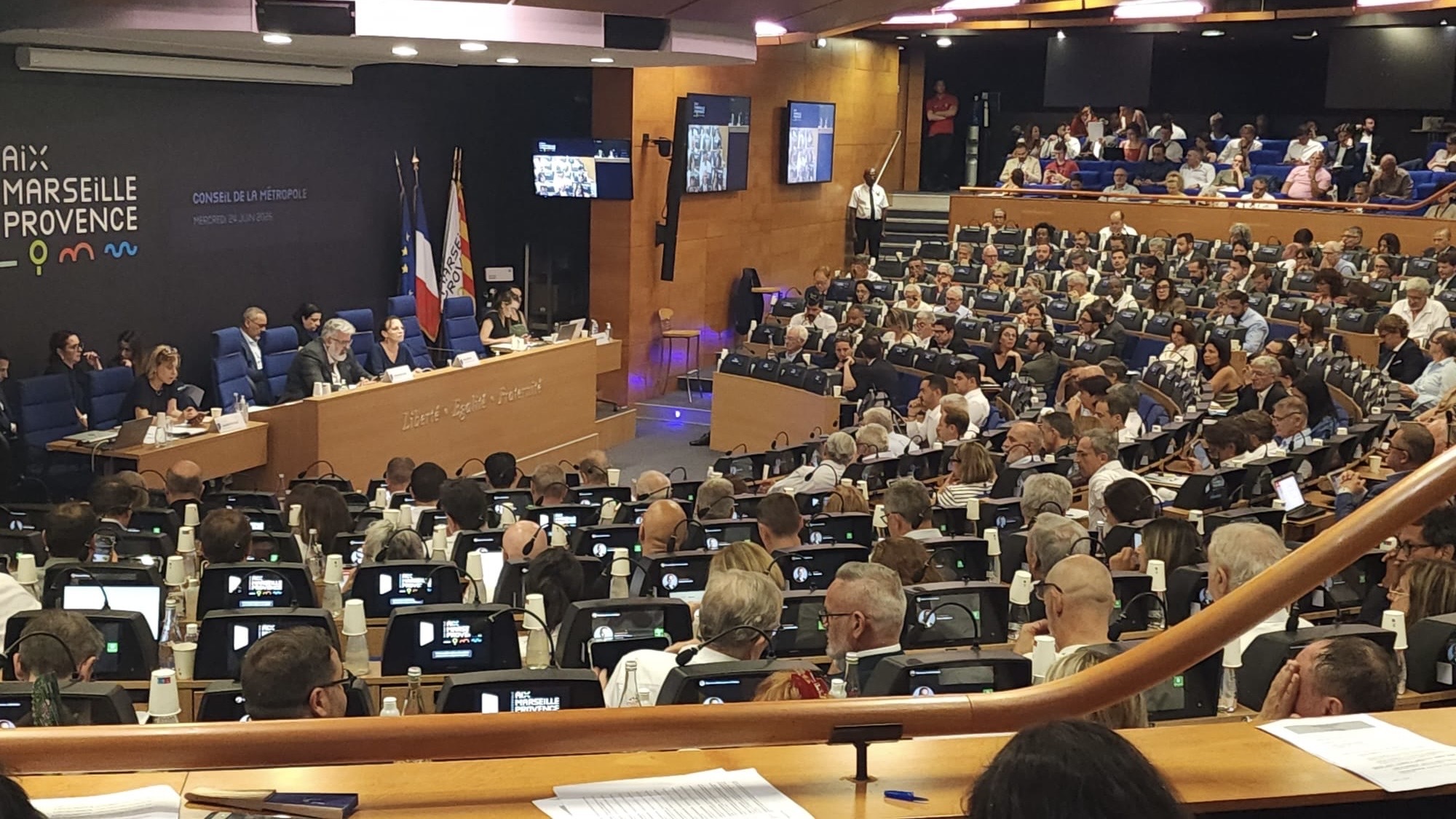 Le conseil métropolitain. (Photo : EM)