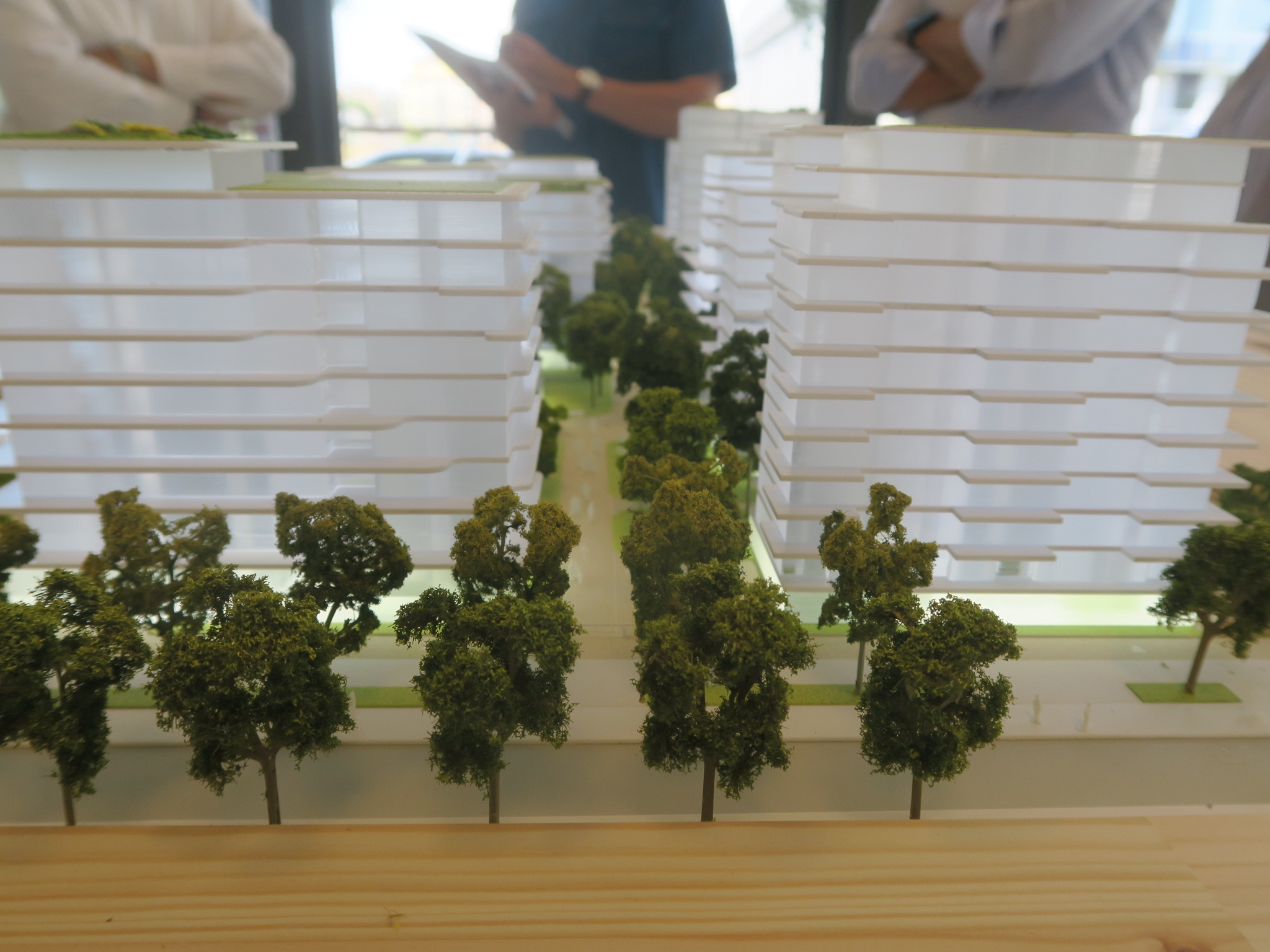 Maquette du projet incity, porté par Sifer Promotion et dessiné par le cabinet Carta/Reichen.