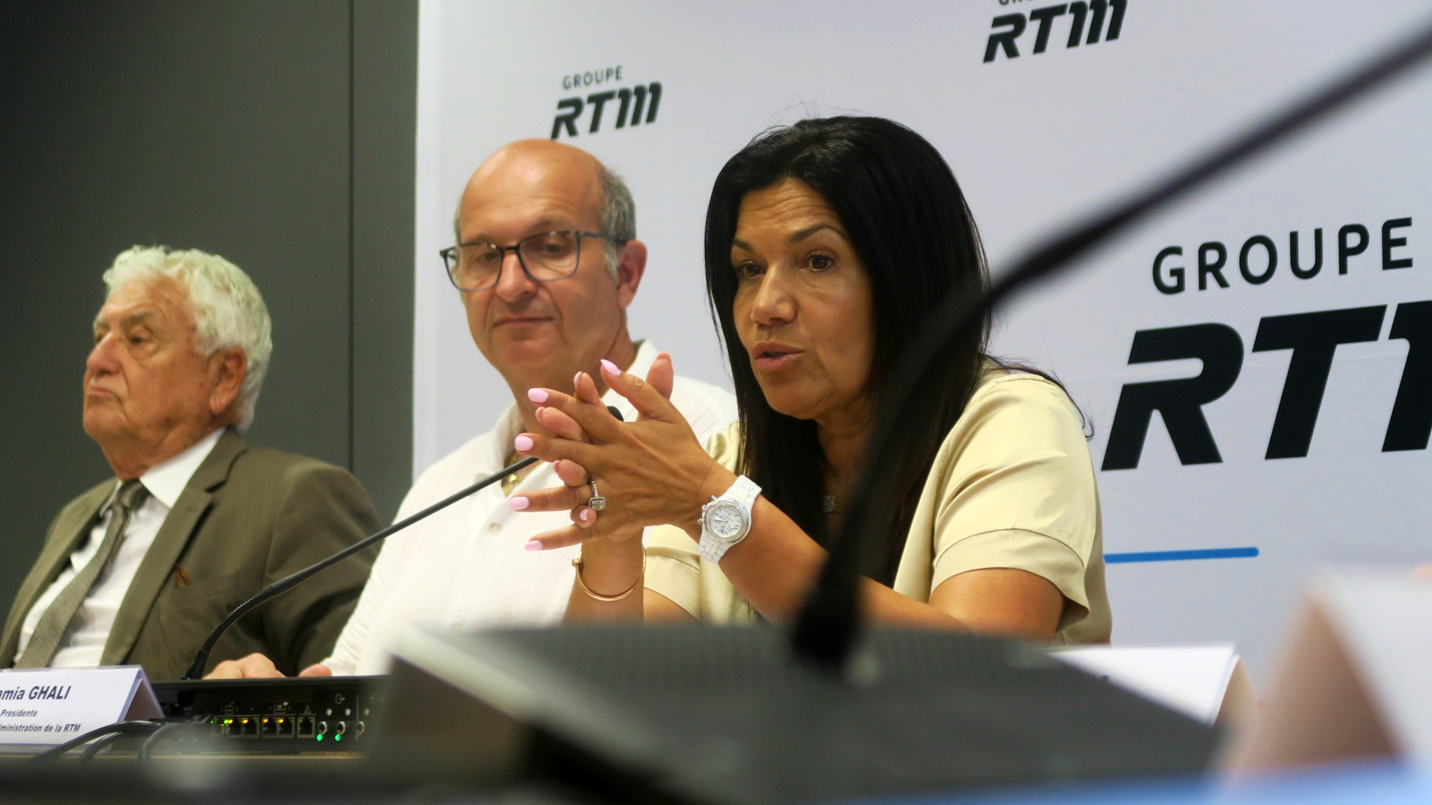 Samia Ghali, la présidente de la RTM, le 16 juin 2026. (Photo : Idriss Mohamed)