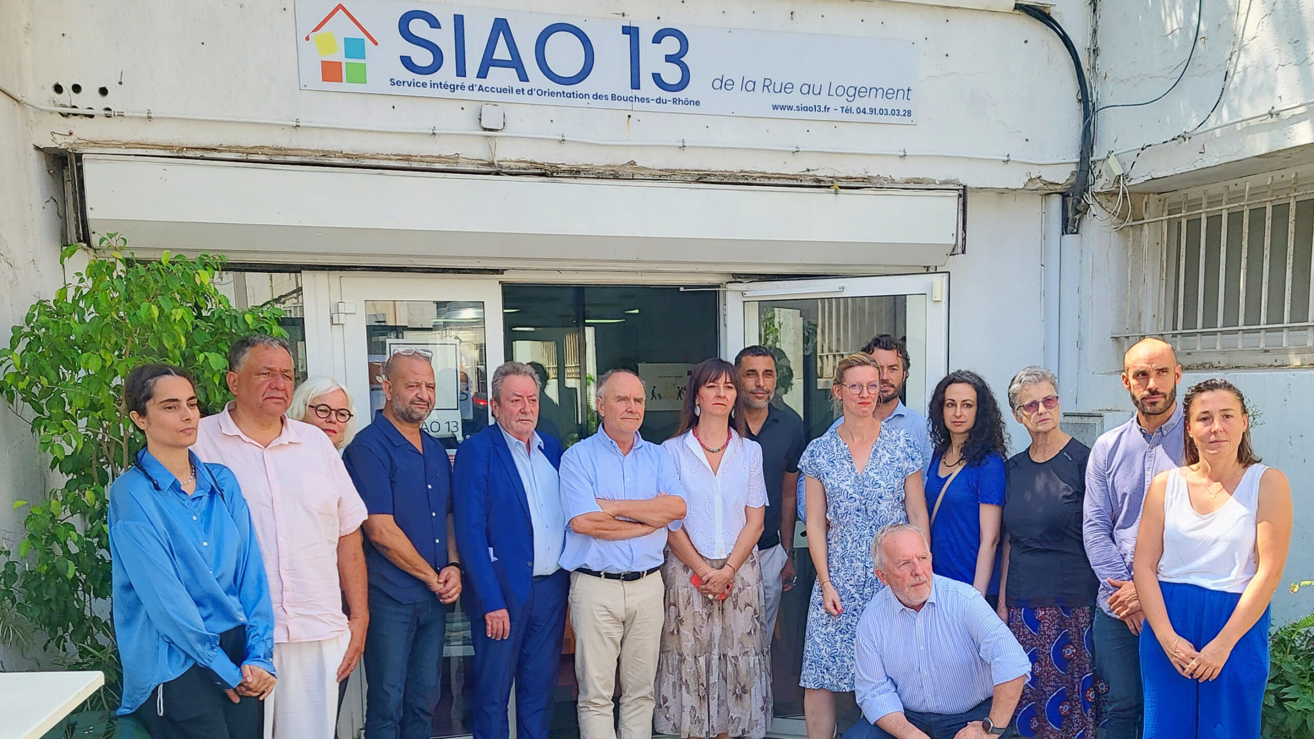 Les membres du groupement associatif gérant le service intégré d