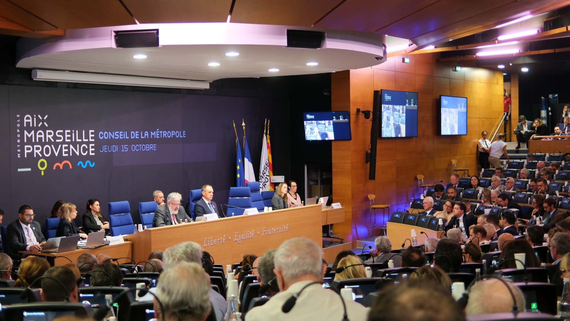 Le conseil métropolitain le 15 octobre 2026. (Photo : ML)